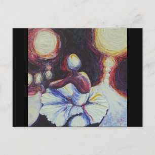Stillstehende Ballerina Poastcard Postkarte