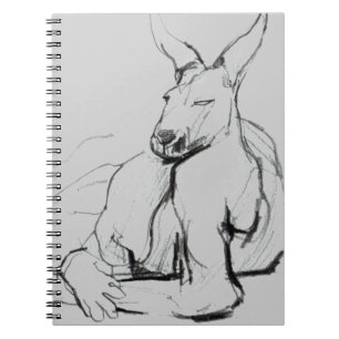 Stillstehender Athlet Notizblock