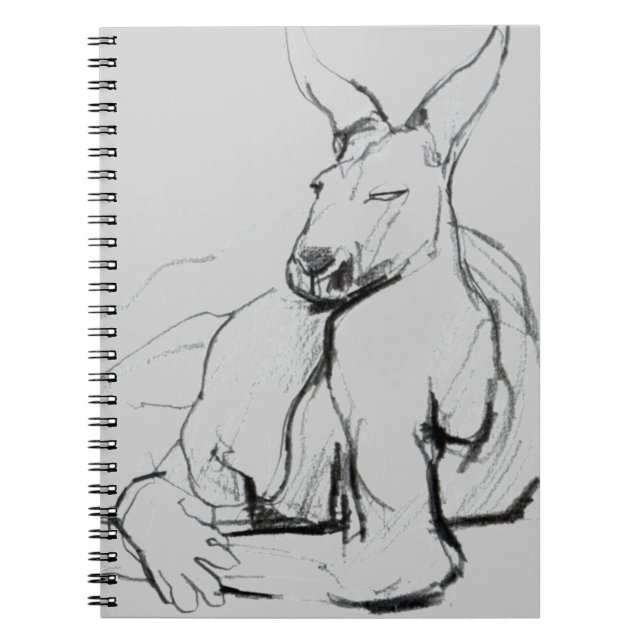 Stillstehender Athlet Notizblock (Vorderseite)