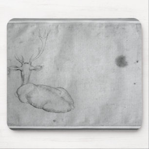 Stillstehender Hirsch Mousepad