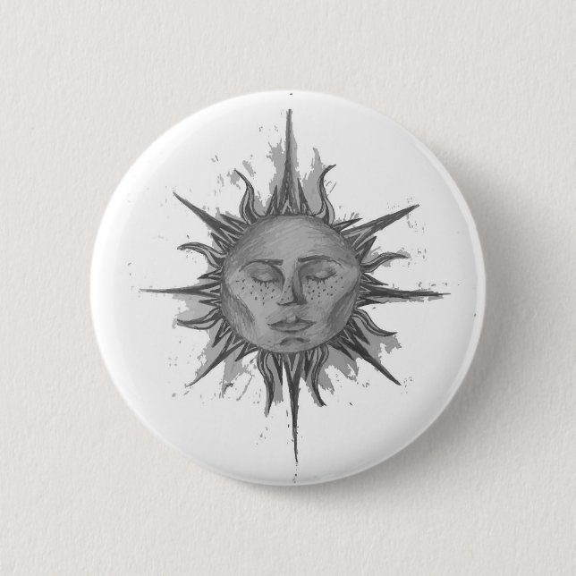 Stillstehender Sun Button (Vorderseite)