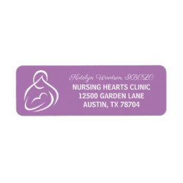 Stillungsberater Klinische Lila Rücksendeadresse