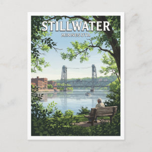 Stillwater Lift Bridge Minnesota Souvenir Postkarte