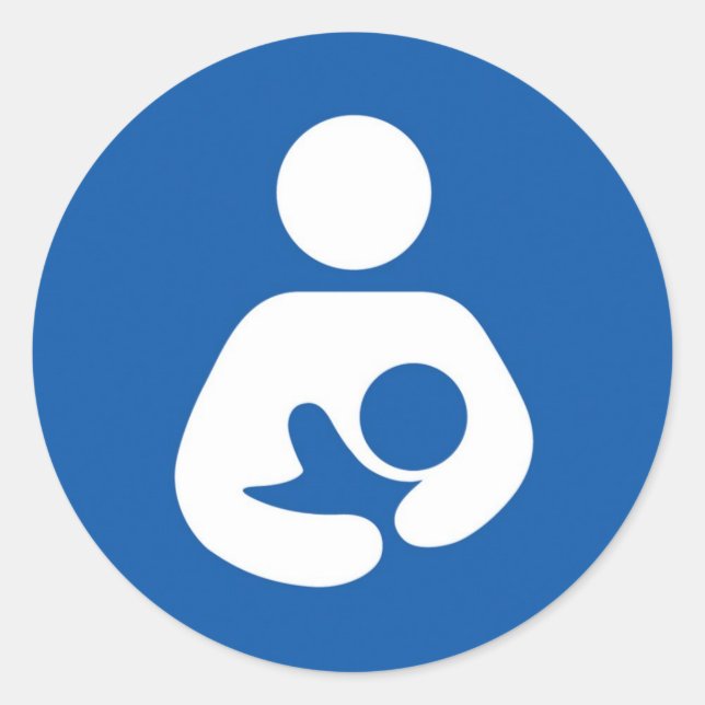 Stillzeit Runder Aufkleber (Vorderseite)