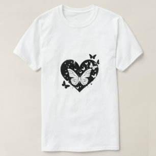 Stilschaffende weiße und schwarze Geschenkschöpfun T-Shirt
