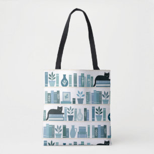 Stilsich blaue Volkskunstbücher & Katzenliebhaber