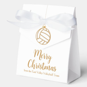 Stilsichere individuelle Volleyball-Weihnachtsfeie Geschenkschachtel