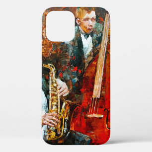 Stilsicherer Jazzclub spielt Musik auf der Bühne, Case-Mate iPhone Hülle