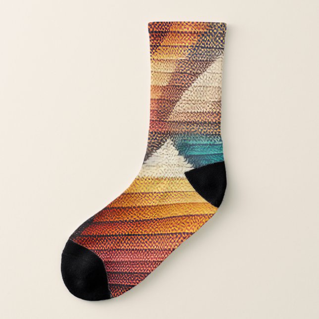Stilsocken aus Holz Socken (Links - Außen)