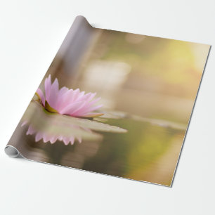 Stilsvolle Lotusblumen-Landschaft, Zen Geschenkpapier