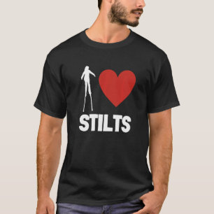 Stilt Carnival Walk am Stilts Day Stiltwalker Scho T-Shirt
