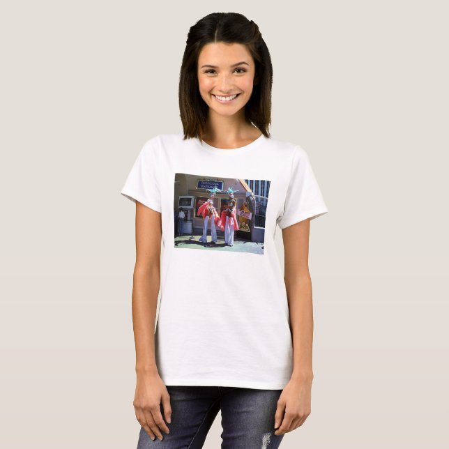 Stilt Dancers women white T - Shirt (Vorne ganz)