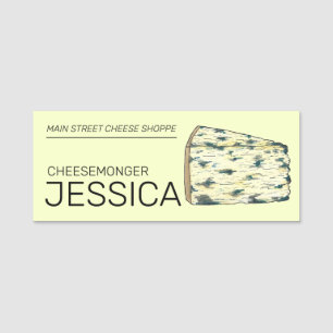 Stilton Blue Bleu Cheesemonger Wedge Namensschild