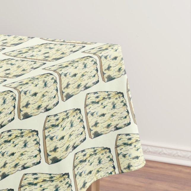 Stilton Blue Bleu Gorgonzola Wedge Cheese Degustat Tischdecke (Beispiel)