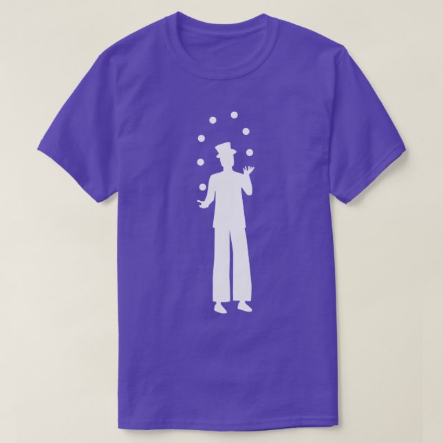 Stiltwalker Jonglieren T-Shirt (Design vorne)