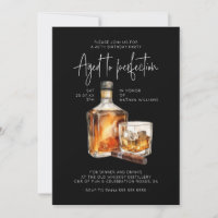 Stilvoll 40. Geburtstag Einladende Male - Whiskey
