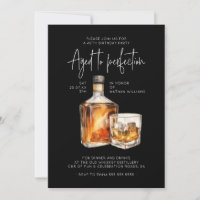 Stilvoll 40. Geburtstag Einladende Male - Whiskey