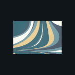 Stilvoll Abstrakter Marmorwirbel in Aquamarin und Leinwanddruck<br><div class="desc">Einzigartige Abstrakte Marmorkunst in Blau und grüne Leinwand</div>