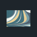 Stilvoll Abstrakter Marmorwirbel in Aquamarin und Leinwanddruck<br><div class="desc">Einzigartige Abstrakte Marmorkunst in Blau und grüne Leinwand</div>