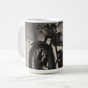Stilvoll alter Motorrad-Motorradfahrer Kaffeetasse