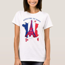 Stilvoll angepasst an PARIS-T - Shirt