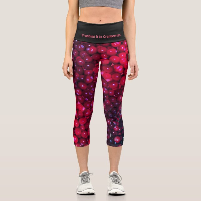 Stilvoll | Anpassbar | KREBS Capri Leggings (Vorderseite)