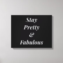 Stilvoll bleibe hübsche und fabelhafte Leinwand