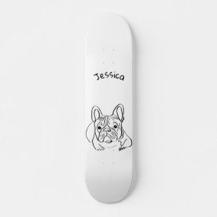 Stilvoll Bulldog Minimalistisch Skateboard