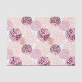 Stilvoll Chic Pink Floral Seidenpapier