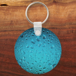 Stilvoll Cooles blaues Wasser tropft Schlüsselanhä Schlüsselanhänger