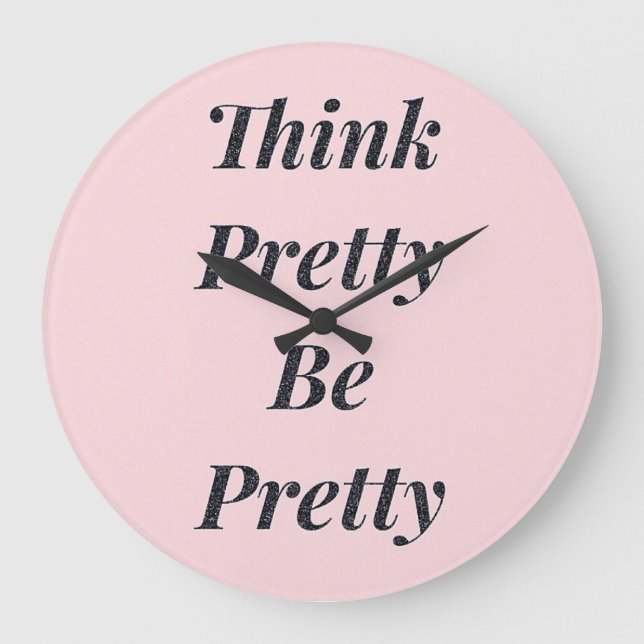 Stilvoll denken hübsch hübsche Uhr (Vorderseite)