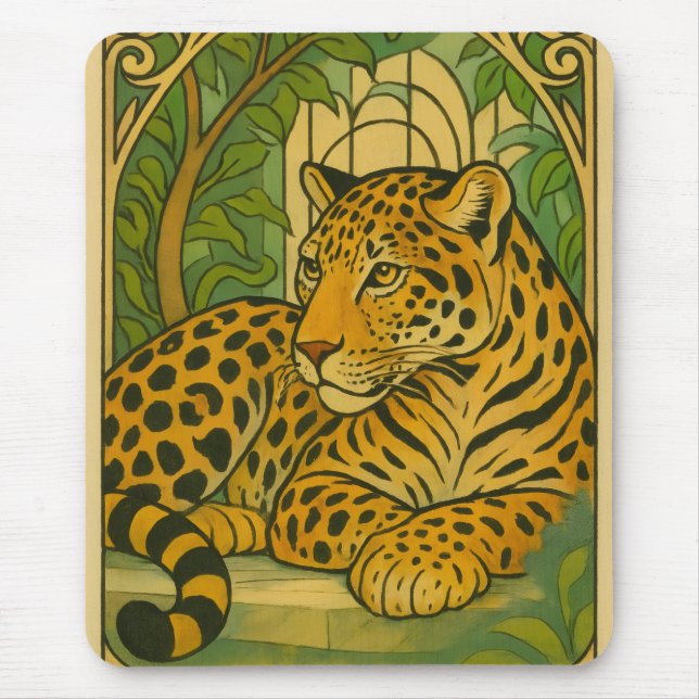 Stilvoll Dschungel Mousepad (Vorne)