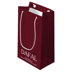 STILVOLL EINFACH ELEGANT MODERN INDIVIDUELL NAME L KLEINE GESCHENKTÜTE