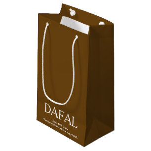 STILVOLL EINFACH ELEGANT MODERN INDIVIDUELLER NAME KLEINE GESCHENKTÜTE