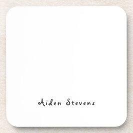 Stilvoll Einfach Schlicht Schwarz & Weiß Minimalis Getränkeuntersetzer