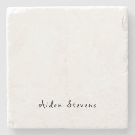 Stilvoll Einfach Schlicht Schwarz & Weiß Minimalis Steinuntersetzer