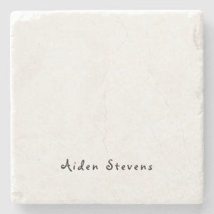 Stilvoll Einfach Schlicht Schwarz & Weiß Minimalis Steinuntersetzer