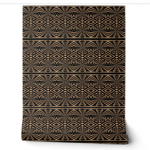 Stilvoll Elegant Retro Geometric Classy Deko Brown Tapete