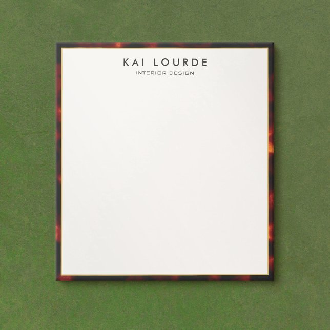 Stilvoll Elegant Tortoiseshell Notepad Notizblock (Von Creator hochgeladen)