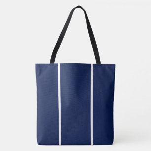 Stilvoll elegante navyblaue weiße vertikale Streif