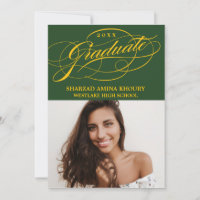 STILVOLL ELEGANTE SCHRIFT 2 ABSCHLUSSPARTY-EINLADU