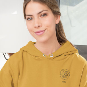Stilvoll elegantes Firmenlogo Hoodie