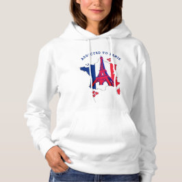 Stilvoll ergänzt durch PARIS Hoodie