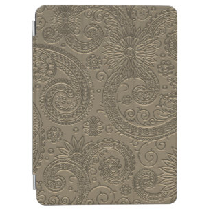 Stilvoll Etched Gold Paisley Floral Muster iPad Air Hülle
