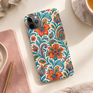 Stilvoll ethnisch farbenfroh Paisley Floral Art Mu Case-Mate iPhone Hülle