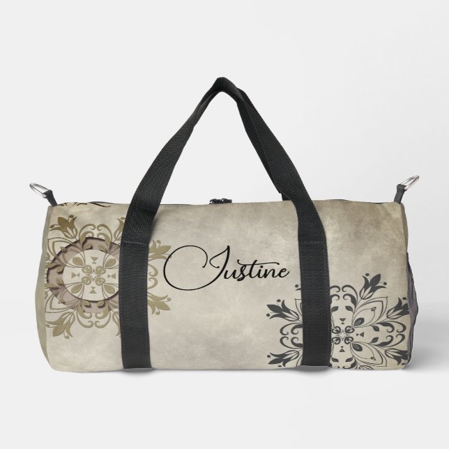 Stilvoll Geblüht Personalisiert Duffle Bag (Vorderseite)