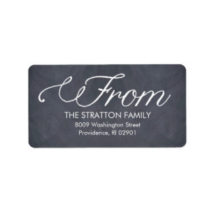 Stilvoll gekleidete Weihnachtsadressen-Labels Adressaufkleber