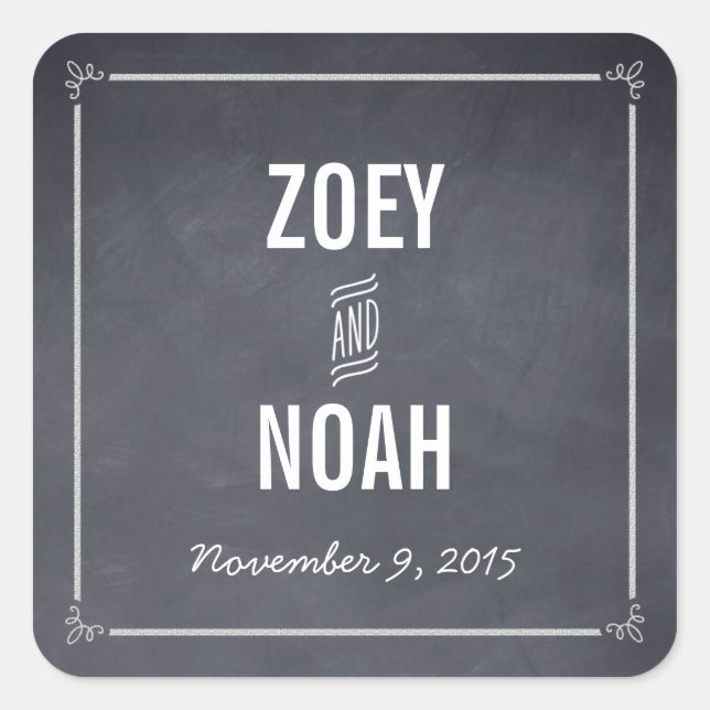 Stilvoll gekleideter Gefälligkeitsaufkleber Quadratischer Aufkleber (Vorderseite)