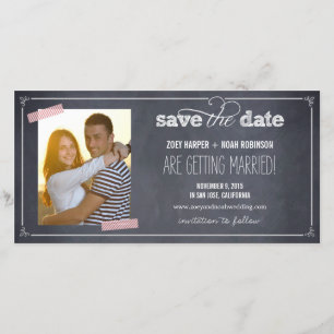 Stilvoll geklickt 1 Foto Speichern Sie die Datumsk Save The Date