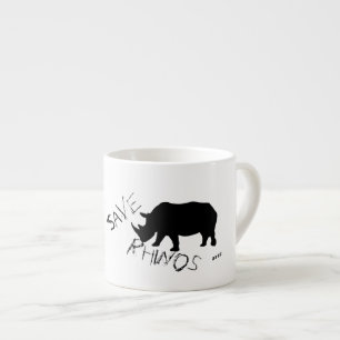Stilvoll Gerettet Rhinos Espresso Kaffee Tasse Cup